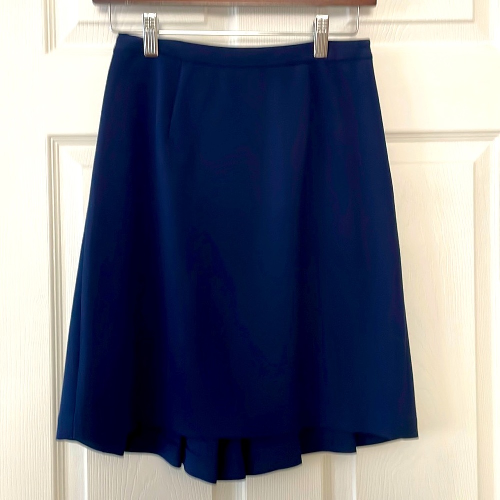 Blue pleated skirt DVF